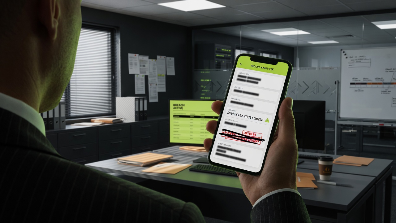 SOVRIN PLASTICS LIMITED Listed by avaddon Ransomware Group