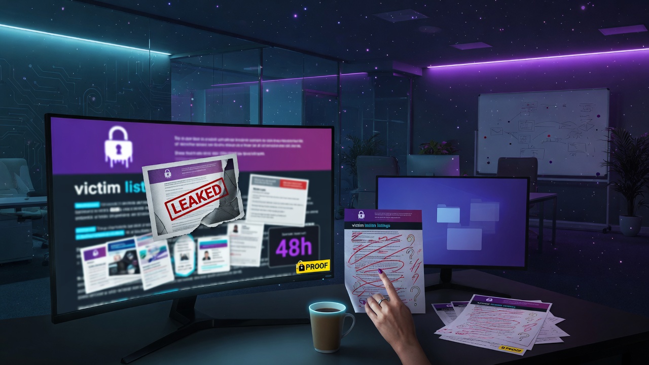 How Much Should You Believe a Leak-Site Listing