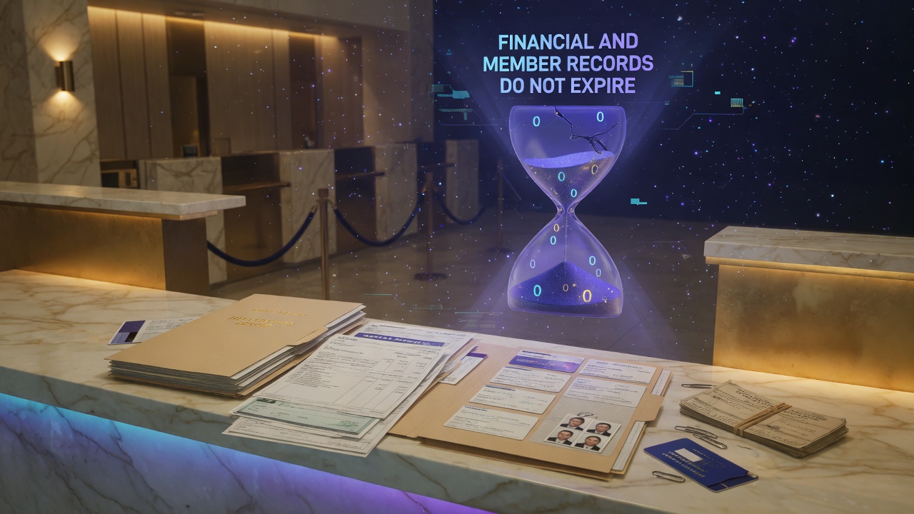 Financial and Member Records Do Not Expire