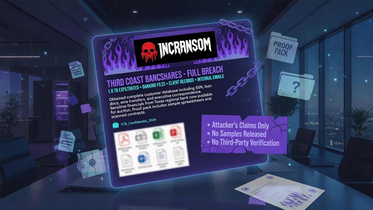 What the Incransom Listing Actually Claims