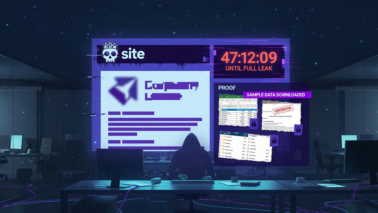 What a Ransomware Leak-Site Listing Actually Establishes