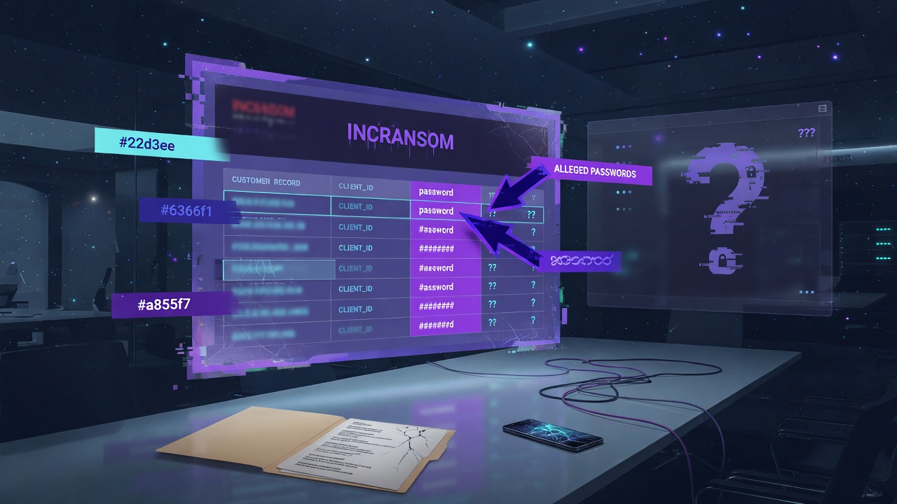 What the Incransom Listing Actually Claims About Your Data