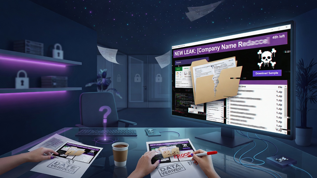 How Much Should You Believe a Ransomware Leak-Site Posting?