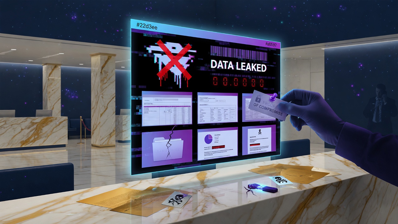 What a Leak-Site Listing Actually Establishes