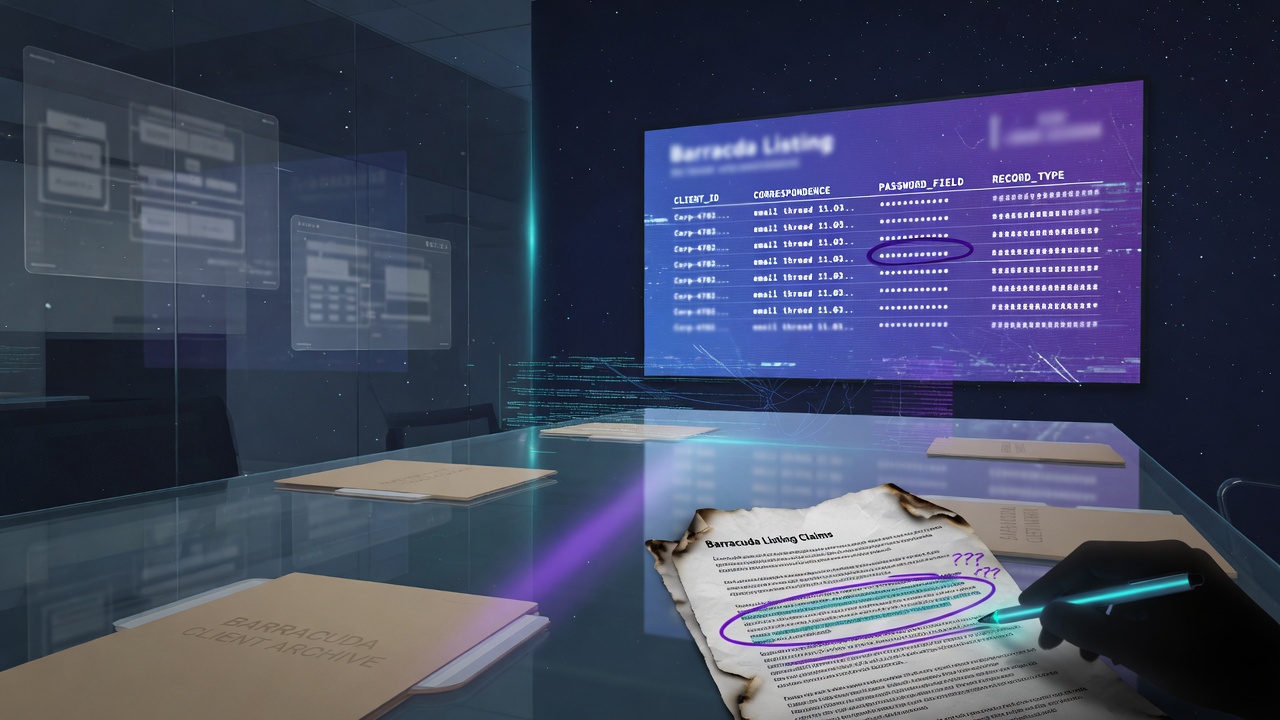 What the Barracuda Listing Actually Claims