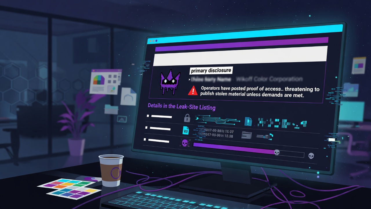 Details in the Leak-Site Listing
