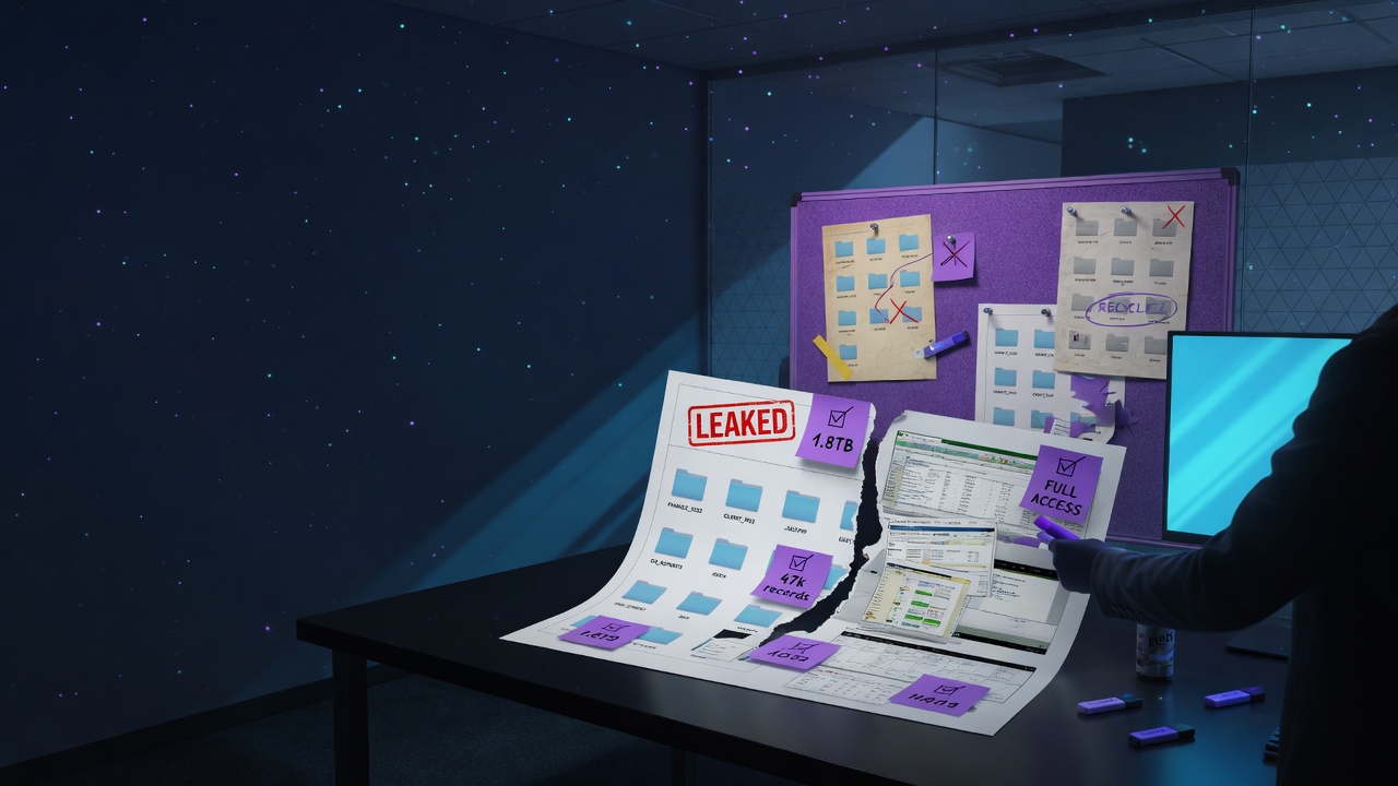 What a Leak-Site Listing Actually Establishes
