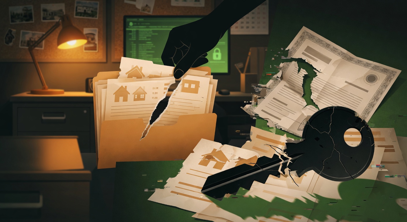 House icon with a tag breach-warning overlay