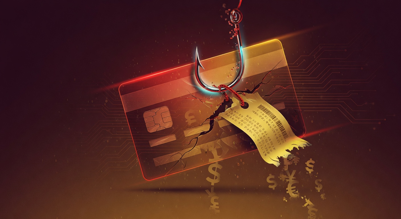 PayPal logo with a cracked SSN-card overlay