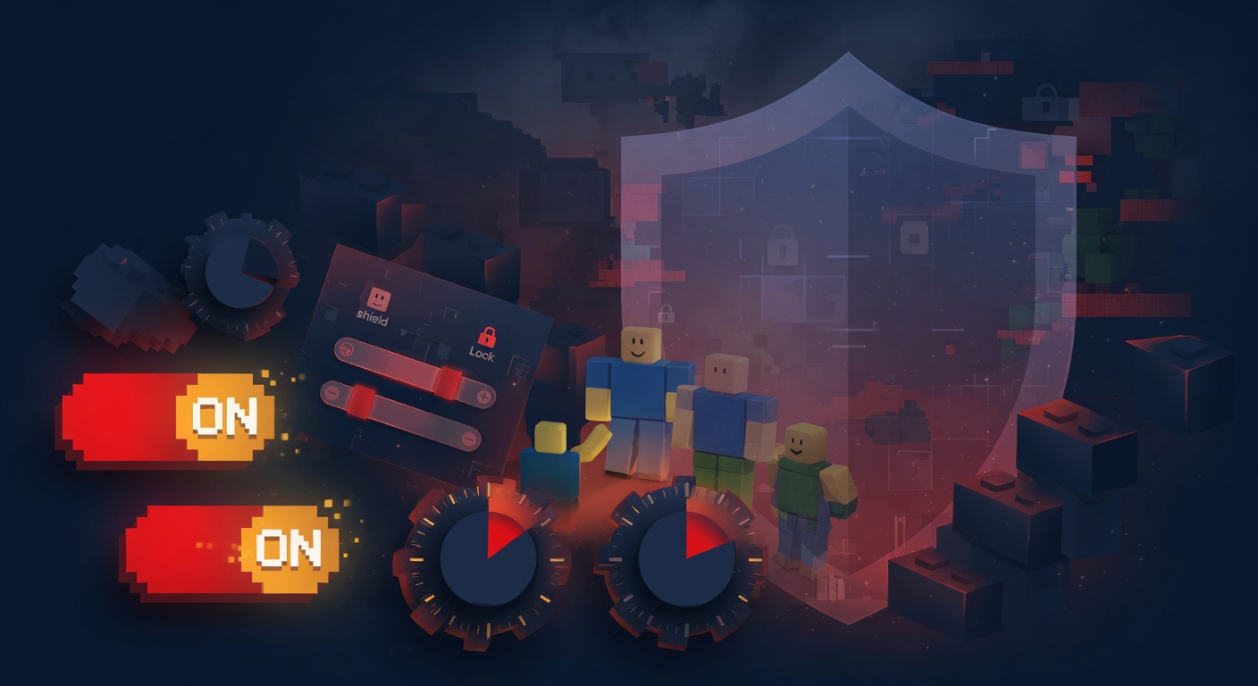 Roblox privacy controls illustration