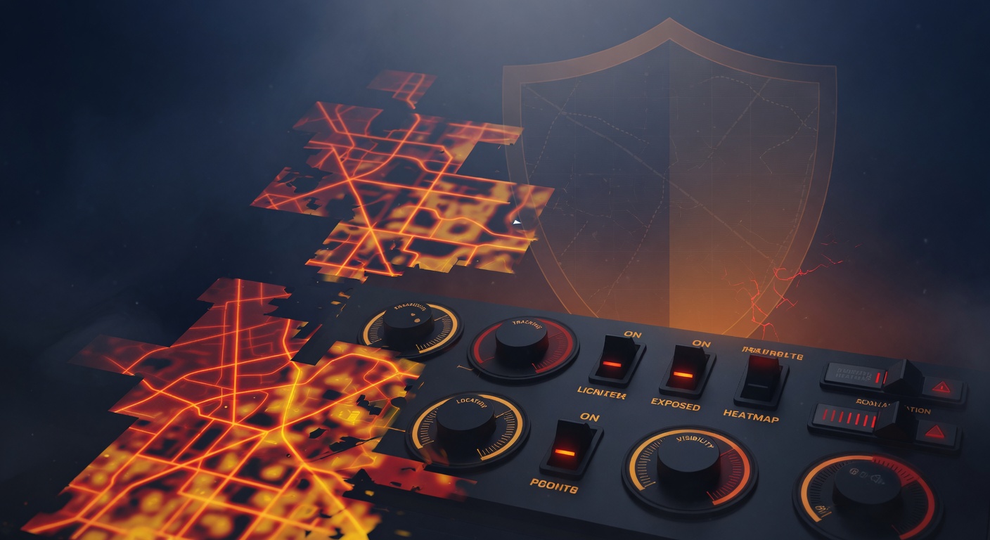 Strava privacy controls illustration