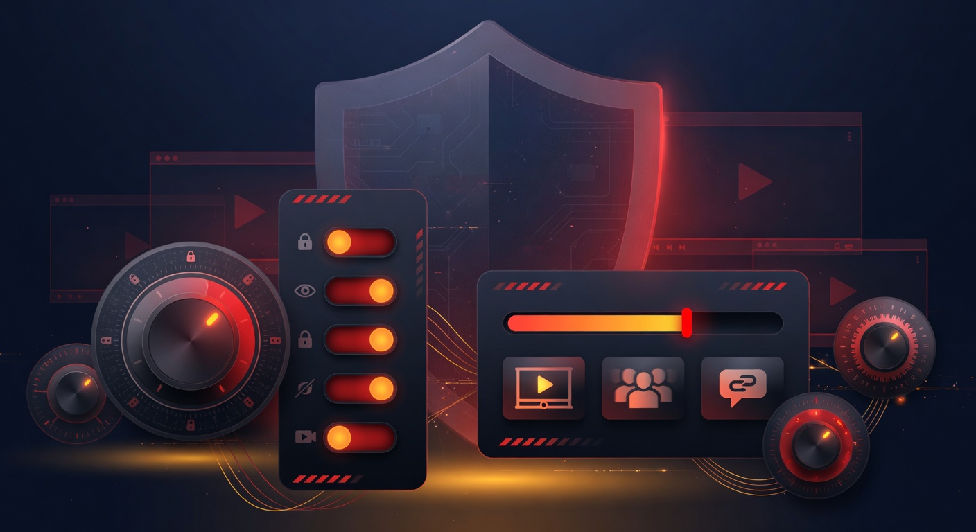 YouTube privacy controls illustration